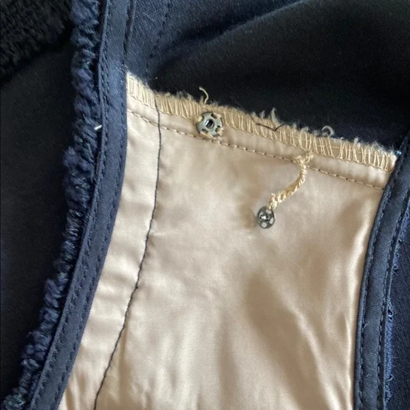 Talbots Chanel Inspired Size 2 Sleeveless Ponte Knit lace dress - Picture 6 of 6